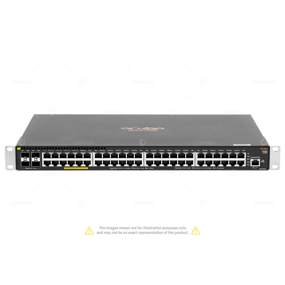Aruba JL558A 48x RJ-45 1Gb 4x SFP+ 10Gb - Power over Ethernet Switch