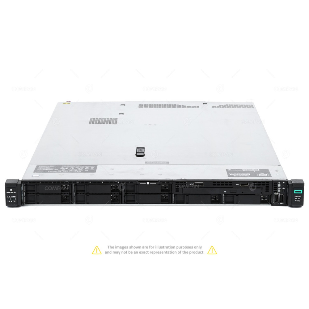 HPE Proliant DL360 G10 8SFF 2x Xeon Gold 6148 512 GB RAM 2x 960GB SATA SSD Rails