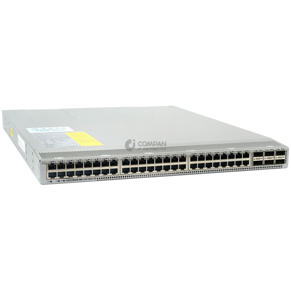 Cisco N9K-C93108TC-EX 48x RJ-45 10Gb 6x QSFP28 100Gb ACI LEAF Ethernet Switch