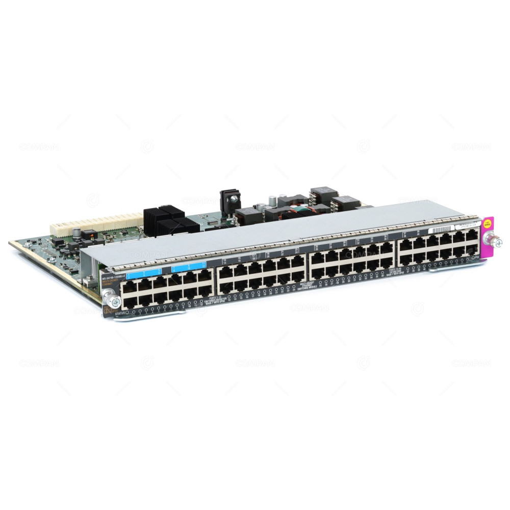 WS-X4748-12X48U+E  CISCO 12 PORT 10GB BASE-T MULTIGIGABIT UPOE 36 PORT 1GB BASE-T UPOE LINE CARD