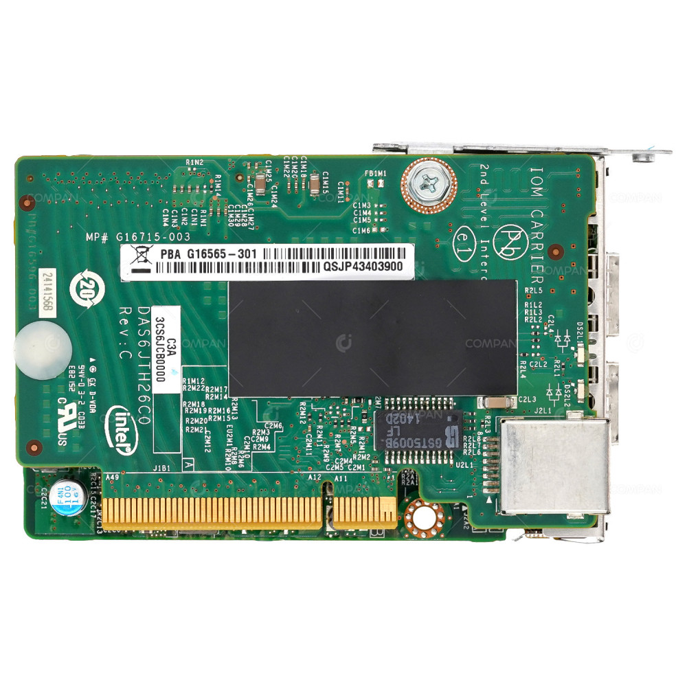 G23589-251 KIT  Intel Dual Port 10Gb SFP+ Network Adapter With IOM Carrier Card