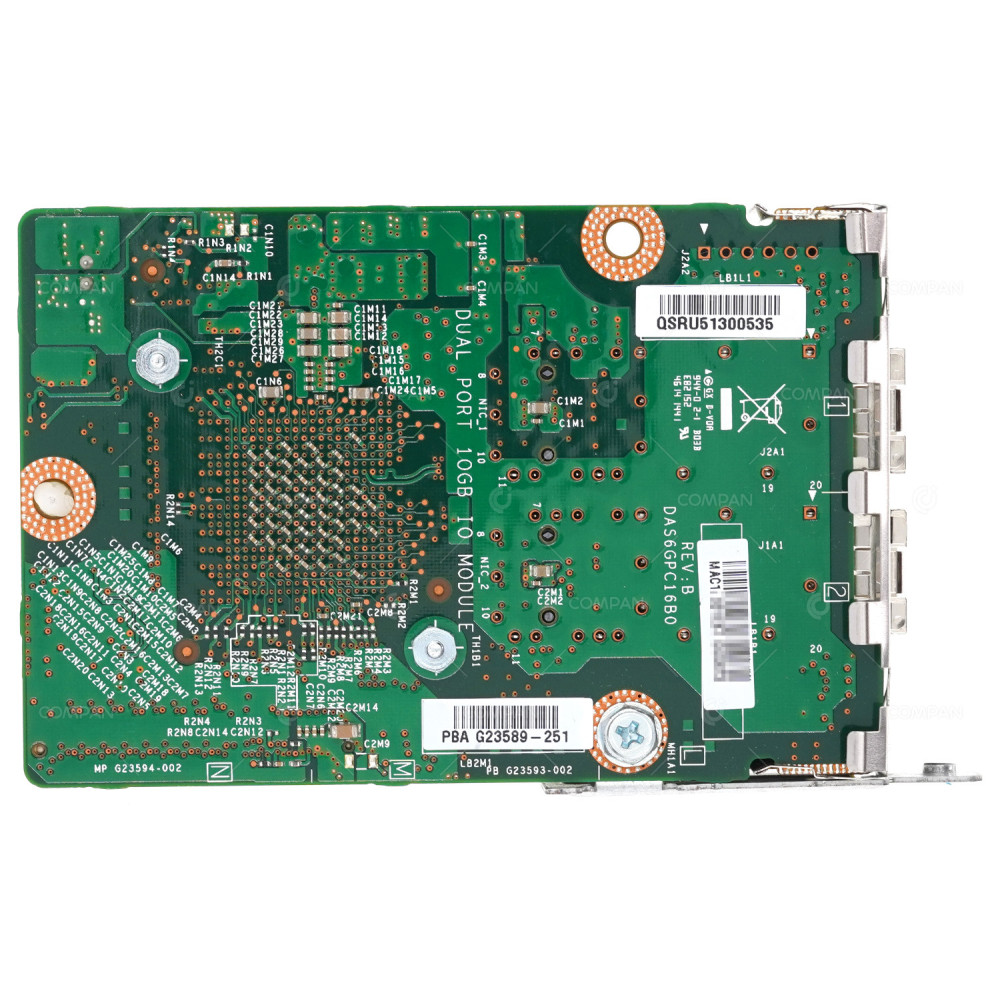 G23589-251 KIT  Intel Dual Port 10Gb SFP+ Network Adapter With IOM Carrier Card