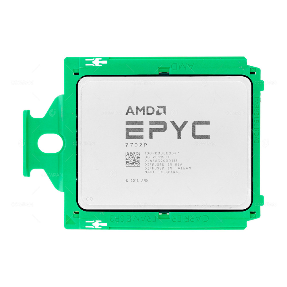 100-000000047 AMD EPYC 7702P UNLOCKED 2.00 GHZ 64-CORE 256MB CACHE SP3 200W