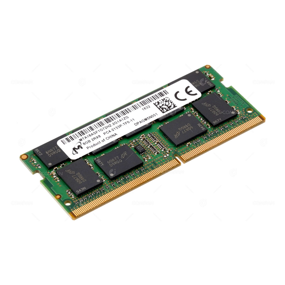 MTA18ASF1G72HZ-2G1A1  MICRON 8GB 2RX8 PC4-2133P DDR4 2133MHZ SODIMM FOR STORWIZE V3700 G2 V5000 G2