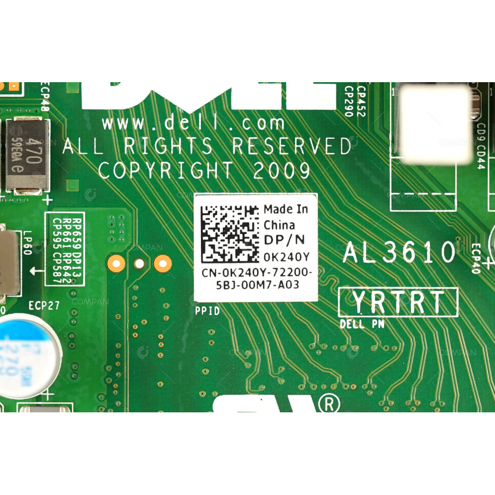 K240Y  DELL MAINBOARD FOR PRECISION 5810 SOCKET 2011-3
