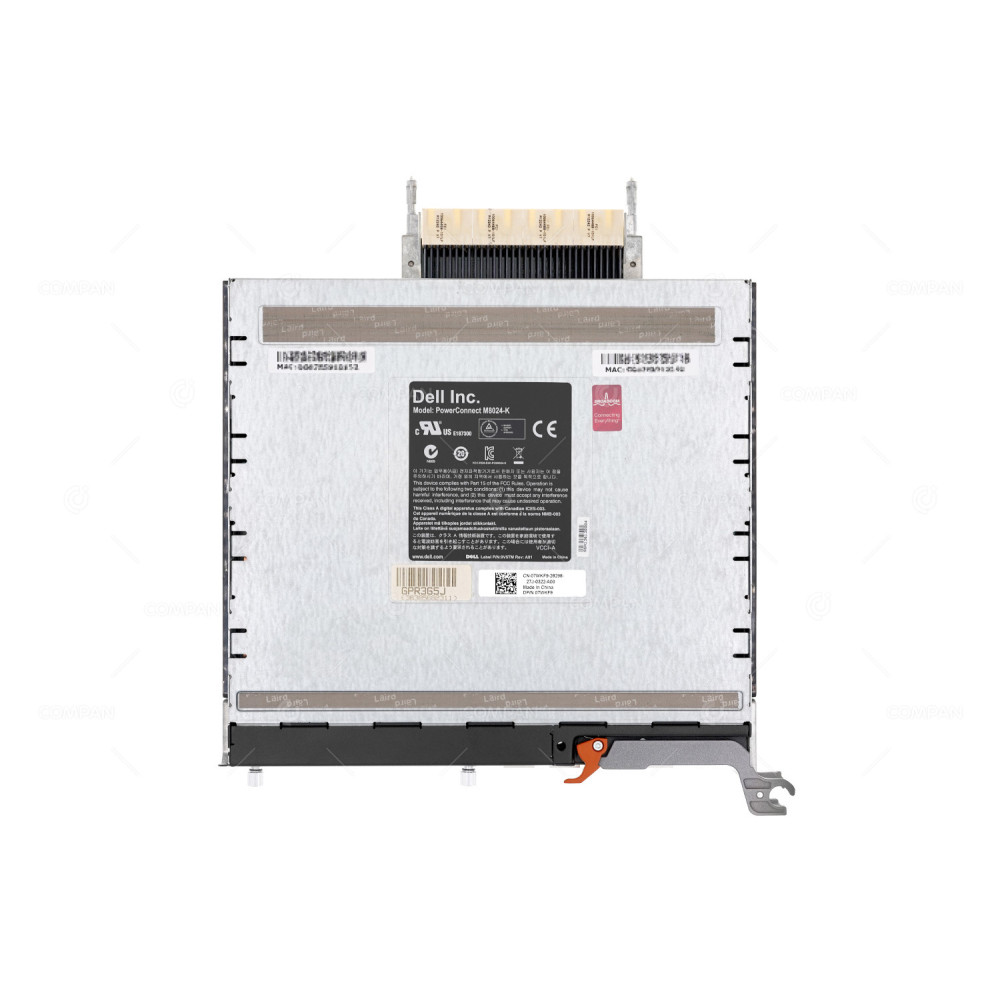 7WKF9  DELL POWERCONNECT M8024-K QUAD PORT 10GB SFP+ MODULE