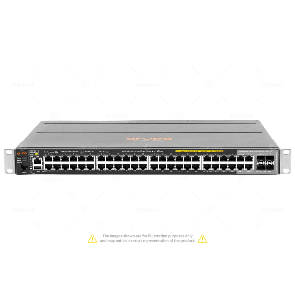 Aruba J9729A 48x RJ-45 1G 4x SFP 1G Power over Ethernet Switch + Stacking Module