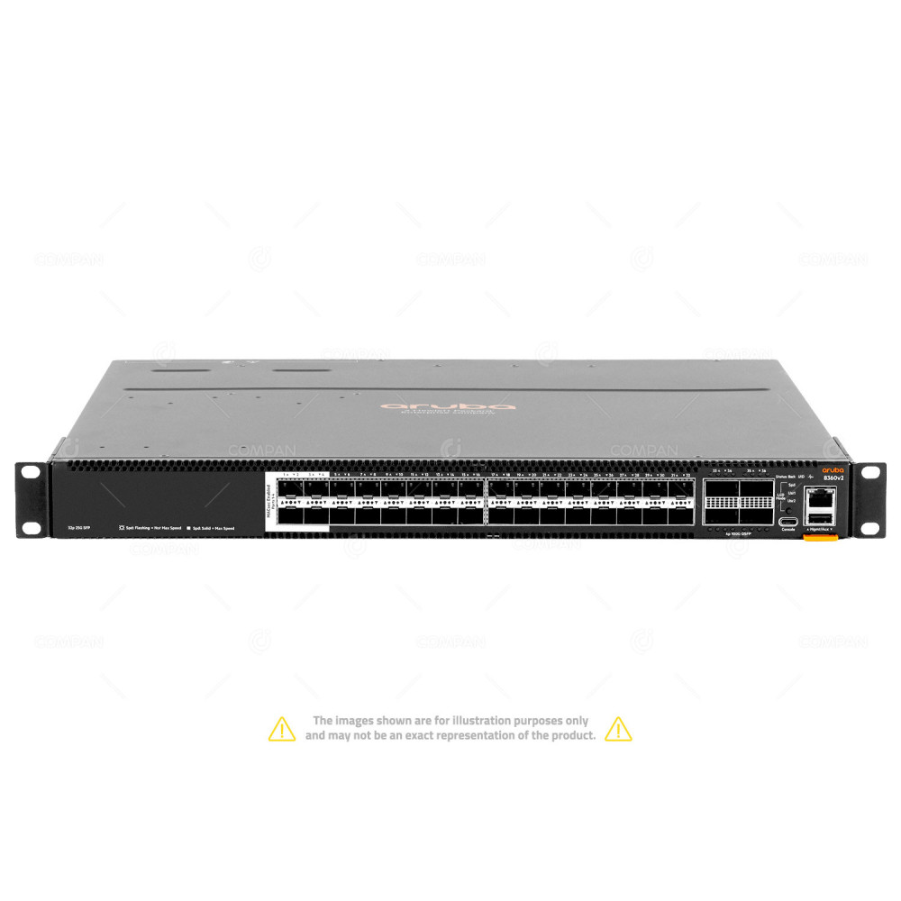 Aruba JL717C 32x SFP28 25Gb 4x QSFP28 100Gb Ethernet Switch