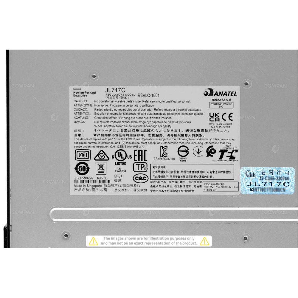 Aruba JL717C 32x SFP28 25Gb 4x QSFP28 100Gb Ethernet Switch