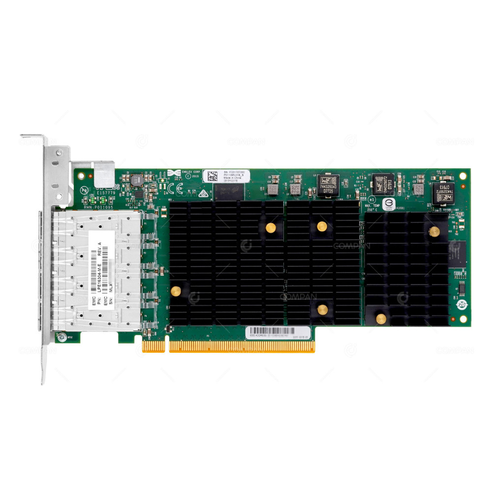 LPE16304-M-E  EMC EMULEX 4-PORT 16G FC SFP+ PCIE X16 NETWORK ADAPTER FOR 047-000-547 S2600WT