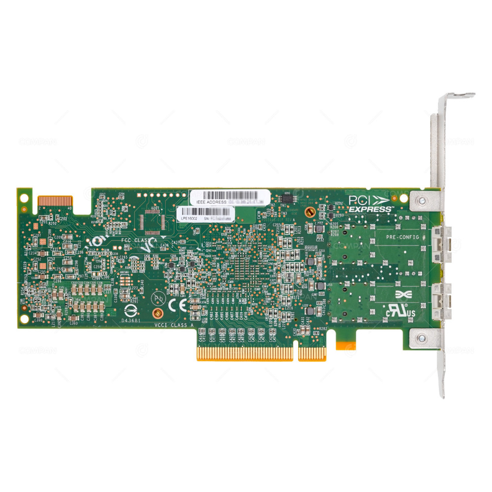 P005947-41C  EMULEX DUAL PORT 16G SFP+ PCIE 3.0 X8 FC HOST BUS ADAPTER