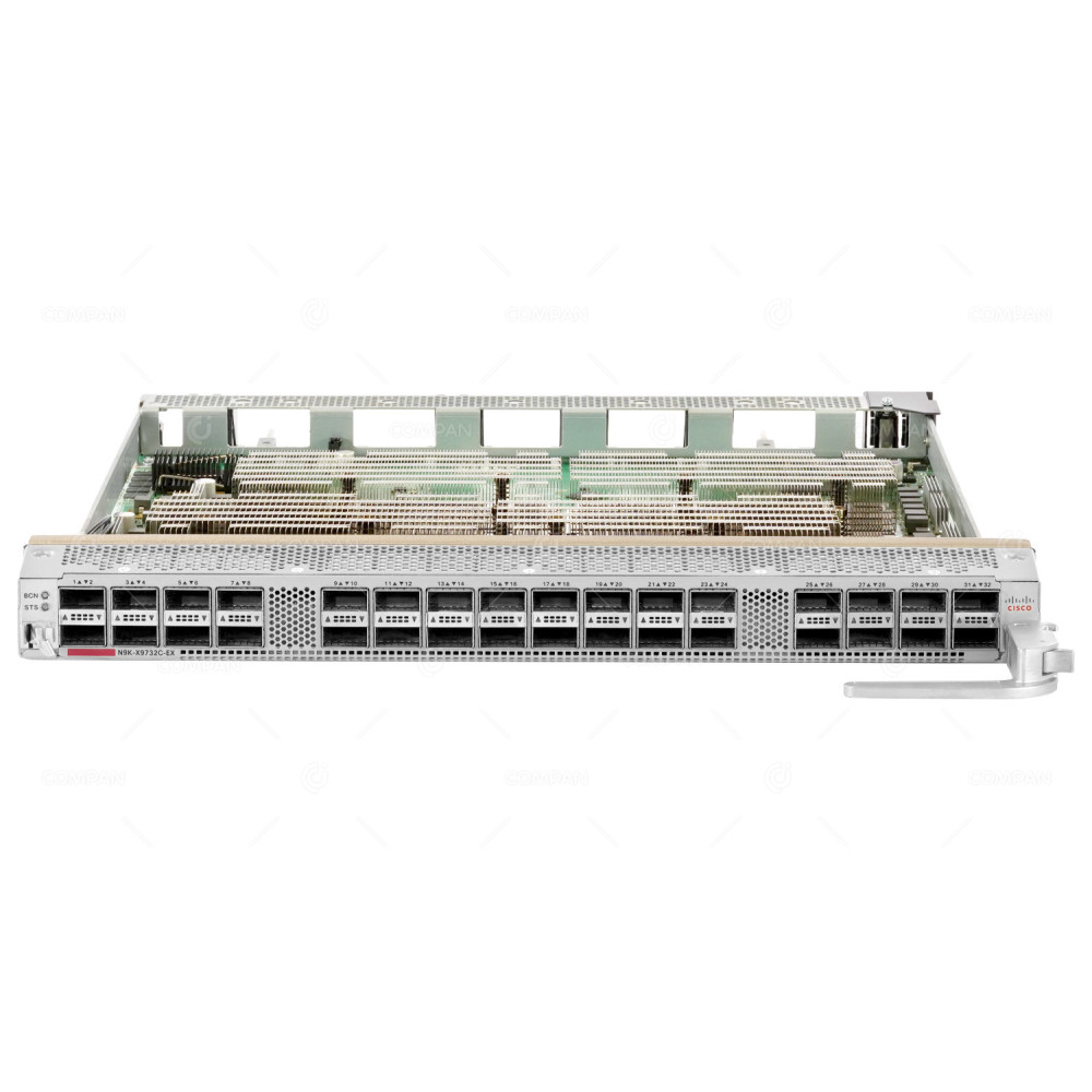 N9K-X9732C-EX LOCKING MECHANISM DAMAGED CISCO 32 PORT 100GB QSFP28 LINE CARD