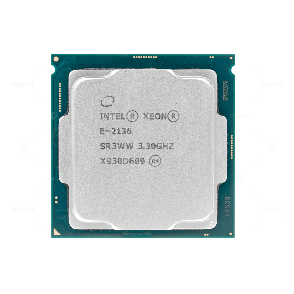 SR3WW INTEL XEON E-2136 3.30GHZ 6-CORE 12MB L3 CACHE 80W LGA1151