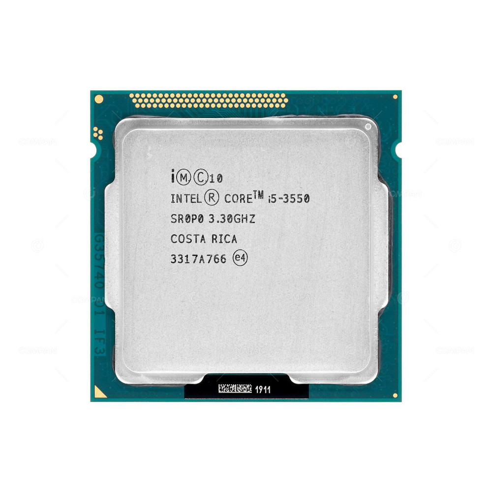 SR0P0  INTEL CORE I5-3550 3.30GHZ 4-CORE 6MB L3 CACHE 77W LGA1155