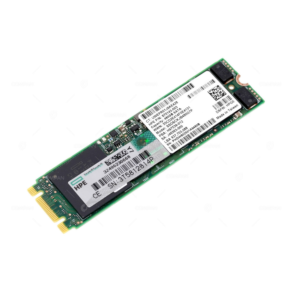 870143-003  HP 480GB 6G SATA RI M.2 2280 SSD