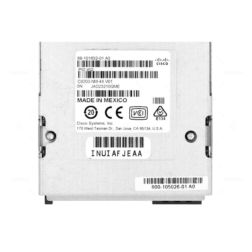 C9200-NM-4X  CISCO CATALYST 9200 4 X 10G NETWORK MODULE