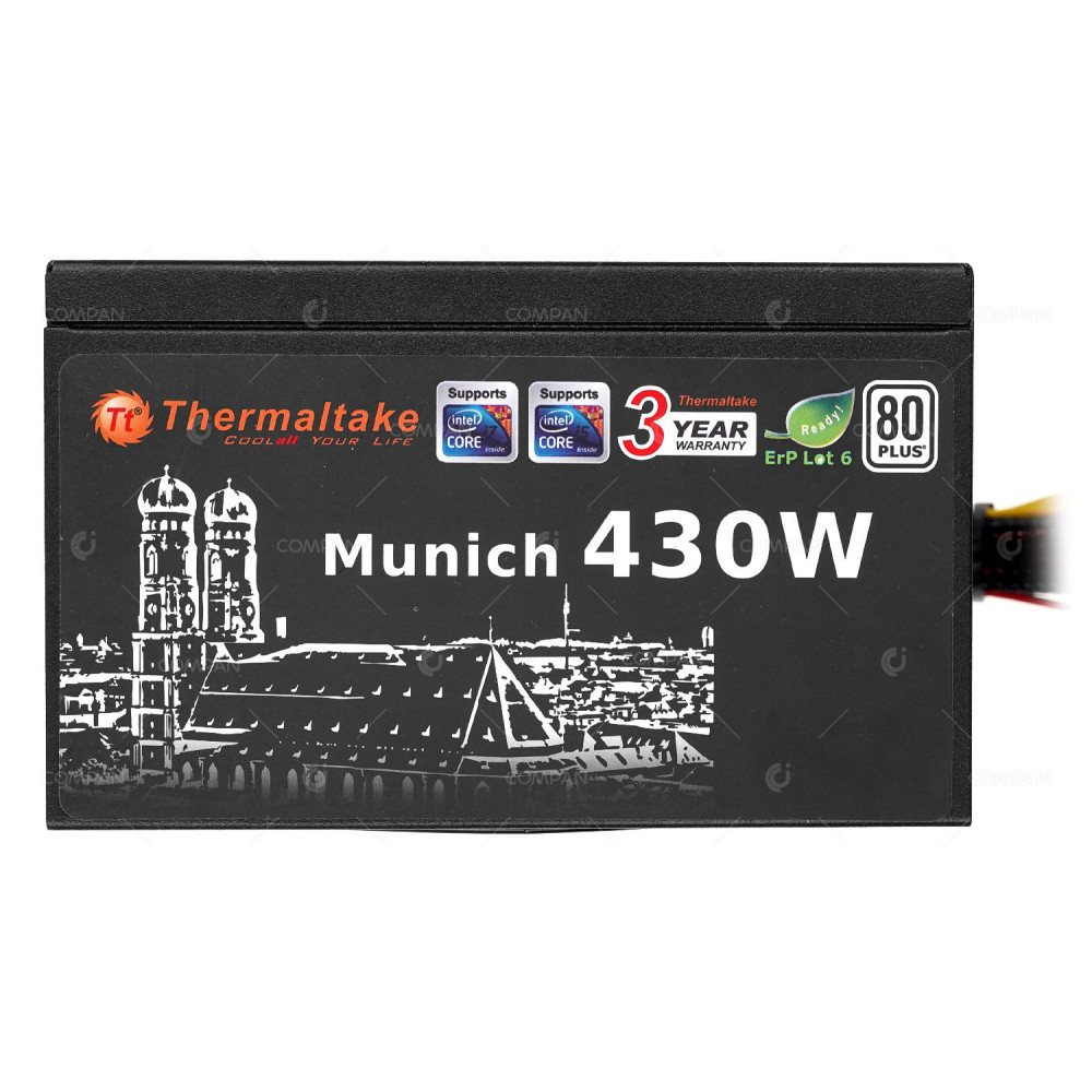 W0391RE  THERMALTAKE POWER SUPPLY 430W MUNICH 80 PLUS BRONZE