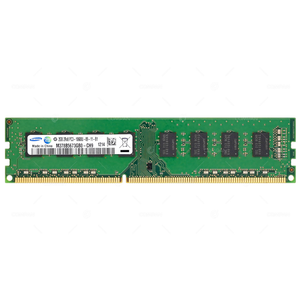 M378B5673GB0-CH9  SAMSUNG MEMORY 2GB 2RX8 PC3 10600U DDR3 1333U