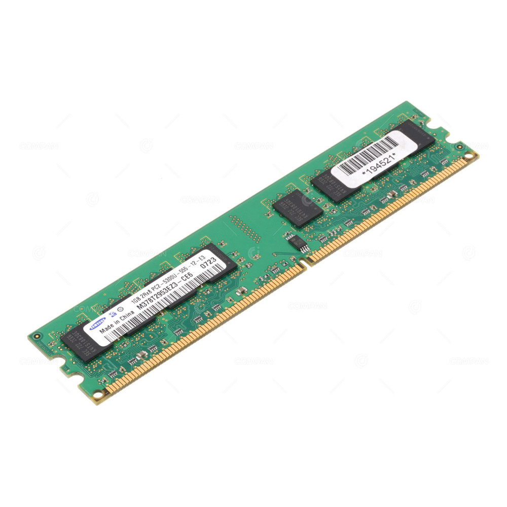 M378T2953EZ3-CE6  SAMSUNG MEMORY 1GB 2RX8 PC2 5300U DDR2 667U