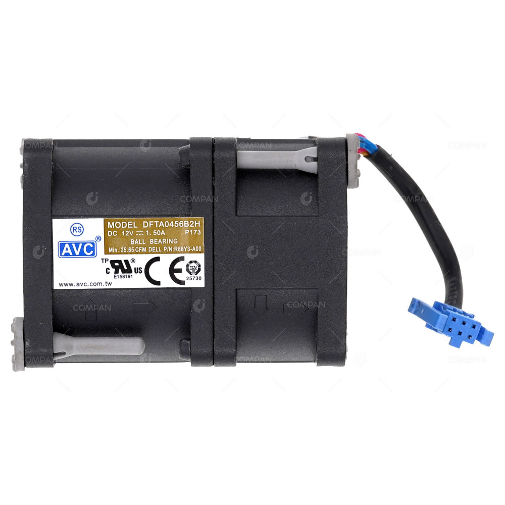 50G83  DELL 12V 1.5A 40X40X56MM DUAL ROTOR COOLING FAN FOR R340