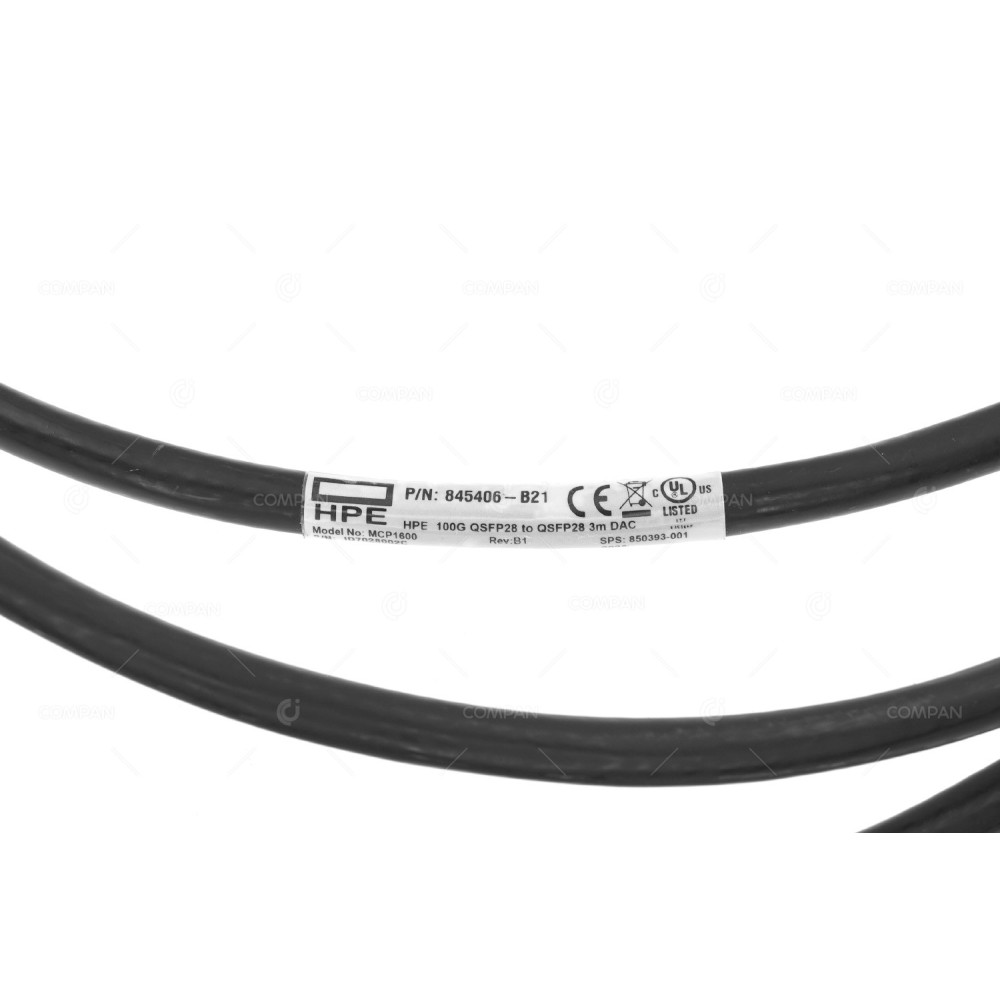 845406-B21  HPE 845406-B21  MCP1600 100G QSFP28 TO QSFP28 3M PASSIVE DAC COPPER DIRECT ATTACH CABLE