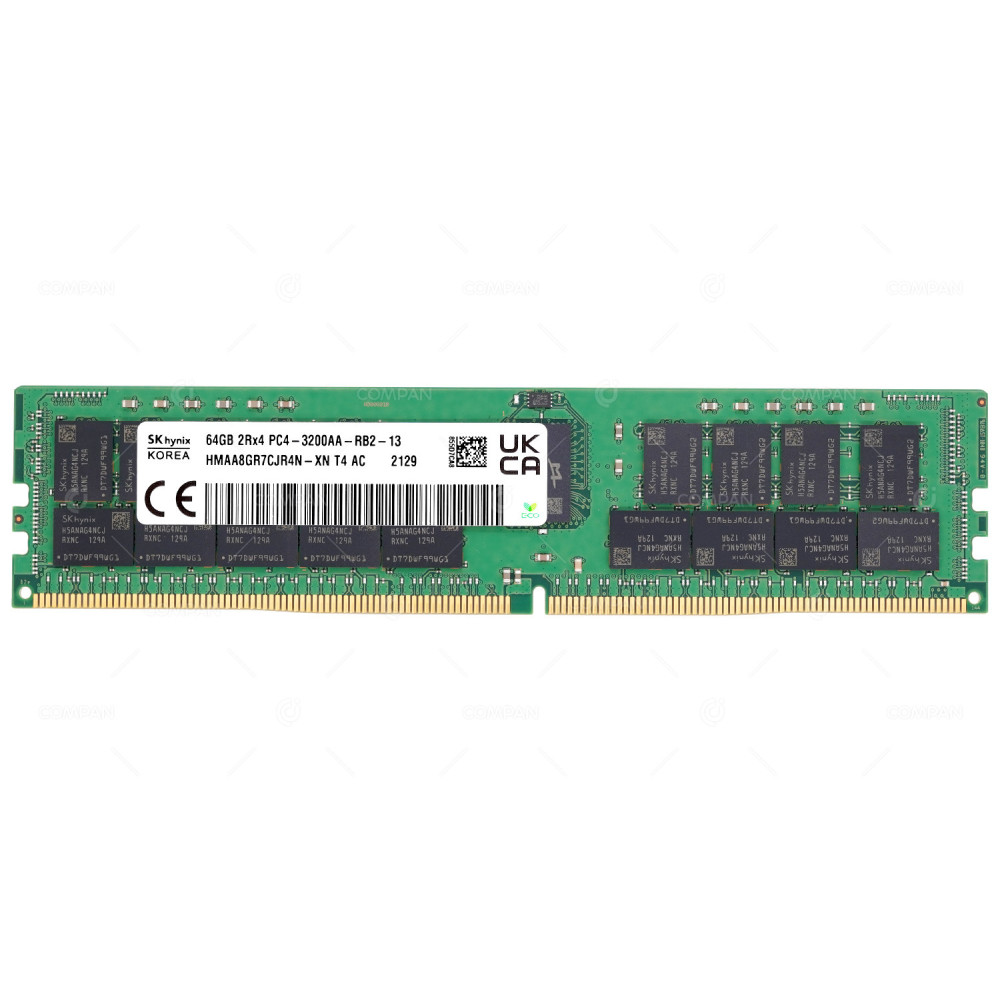 HMAA8GR7CJR4N-XN  HYNIX DDR4 64GB 2RX4 PC4-25600 3200MHz RDIMM CL22