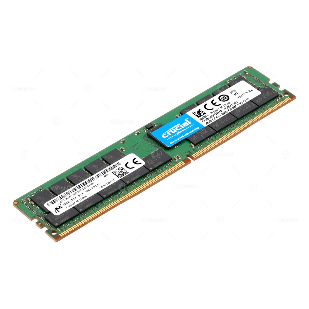 CT32G4RFD424A-2G3D1  CRUCIAL DDR4 32GB 2RX4 PC4-17000 2400MHZ RDIMM CL17