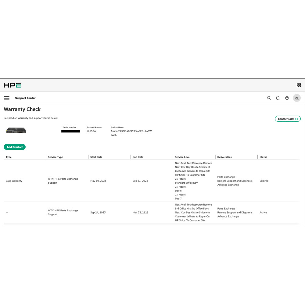 HP J9774A 8x RJ-45 1Gb 4x Combo RJ-45 / SFP 1Gb - PoE Switch / HPE PES WARRANTY