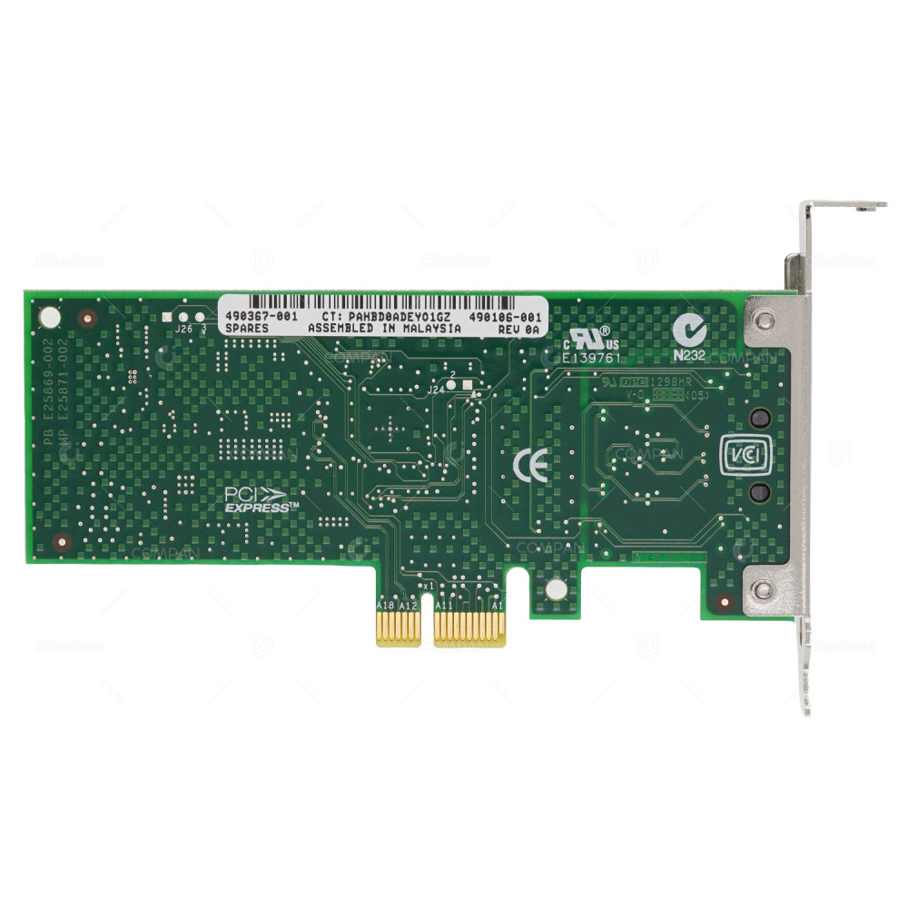 490367-001  HP 1G 10/100/1000BASE-T RJ-45 PCIE NETWORK ADAPTER