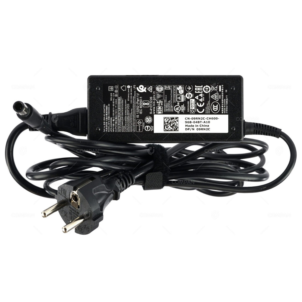 9RN2C DELL 65W 19.5V 3.34A 7.4MM OUTPUT LAPTOP AC ADAPTER CHARGER 09RN2C, HA65NS5-00, A065R039L