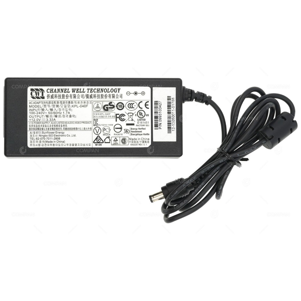 0993103427 AC ADAPTER 12V 3.33A -