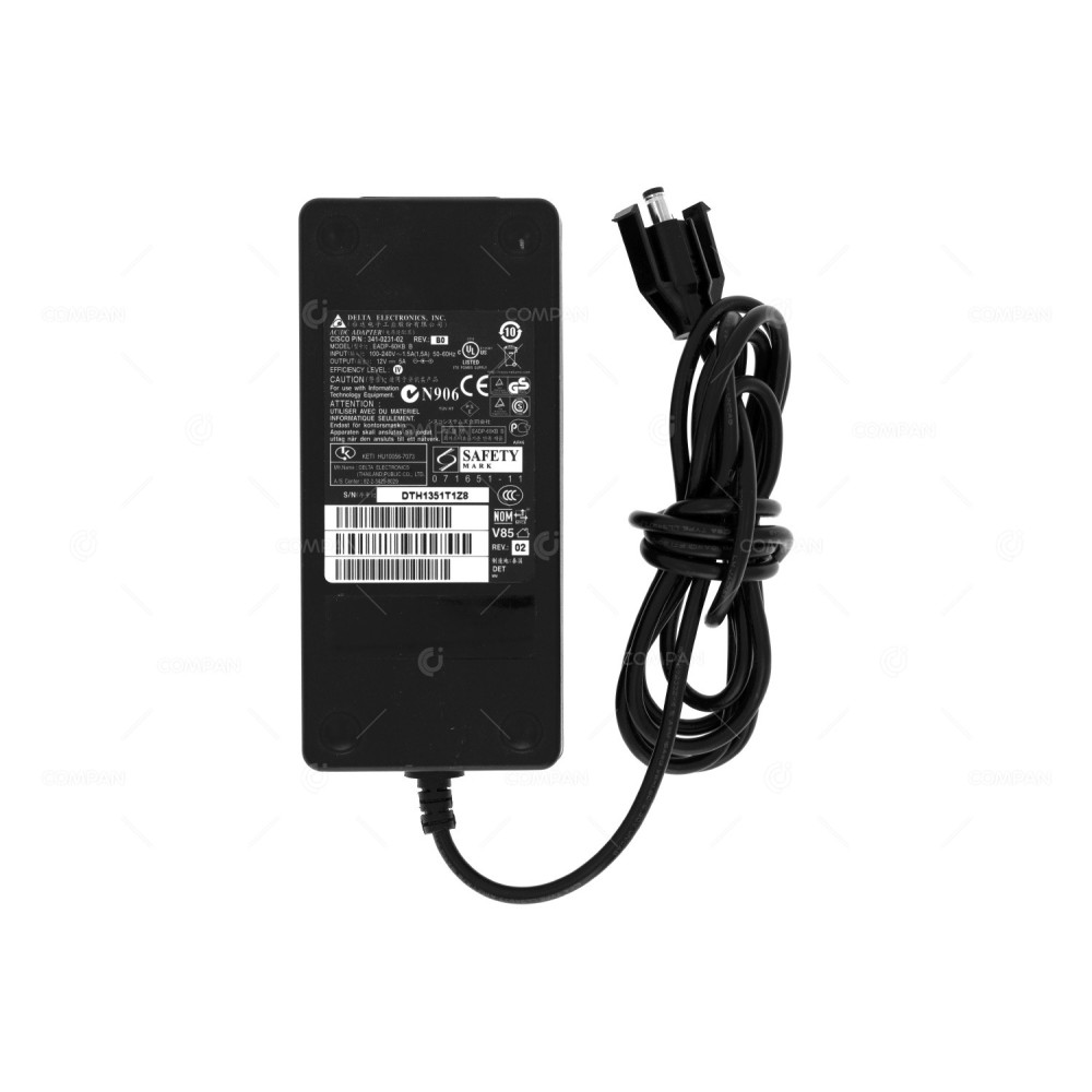 341-0231-02 CISCO 60W 12V 5A AC POWER ADAPTER EADP-60KB