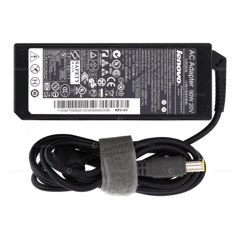 45N0068 LENOVO 45N0068 AC ADAPTER 90W 20V 4.5A FOR LAPTOPS THINKPAD SERIES 42T5292