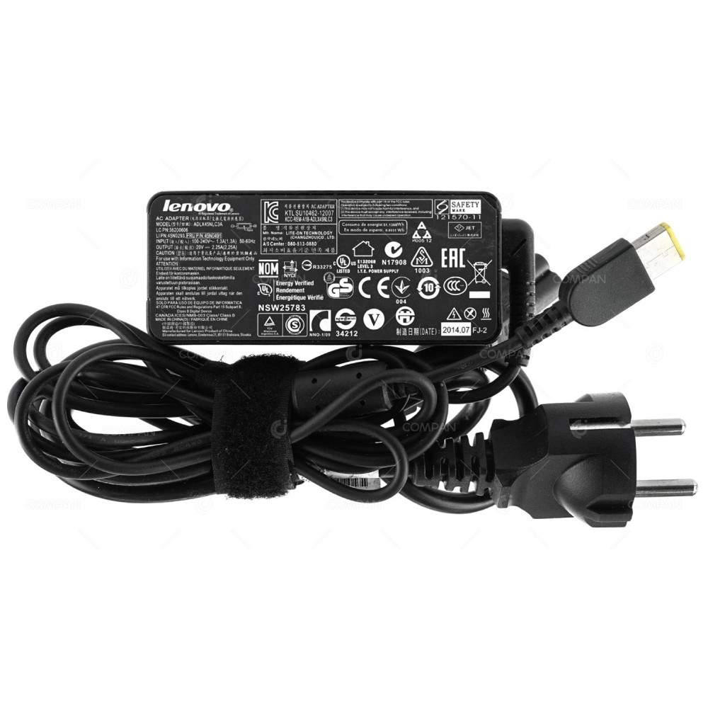 45N0491 LENOVO AC ADAPTER 45W 20V 2.25A FOR LAPTOPS TINKPAD SERIES T580 T590