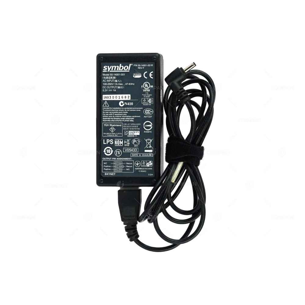 50-14001-001 SYMBOL 5W 5.2V 1A AC/DC ADAPTER -