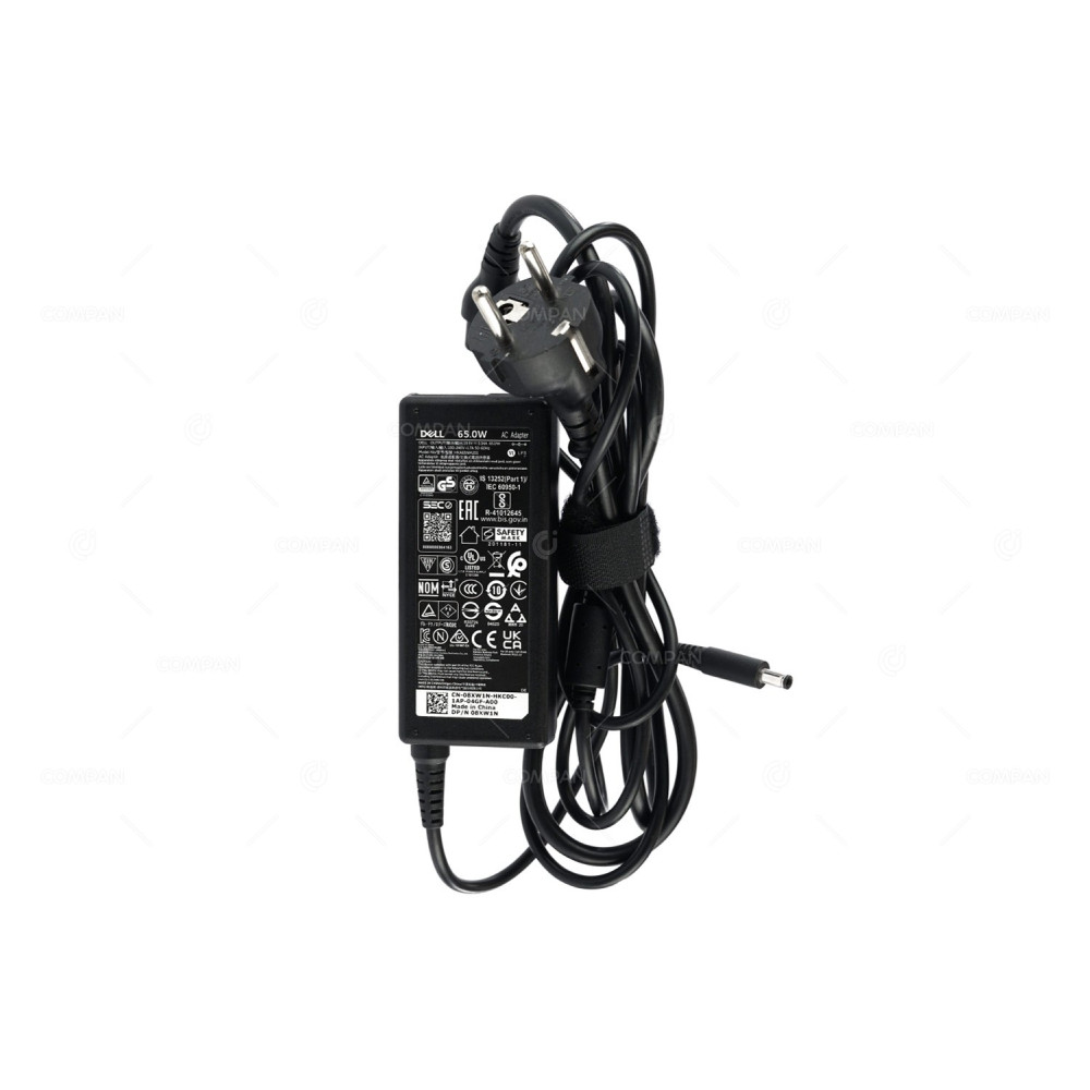 8XW1N DELL 65W 19.5V 3.34A 4.5MM OUTPUT LAPTOP AC ADAPTER CHARGER 08XW1N, HKA65NM2 01,