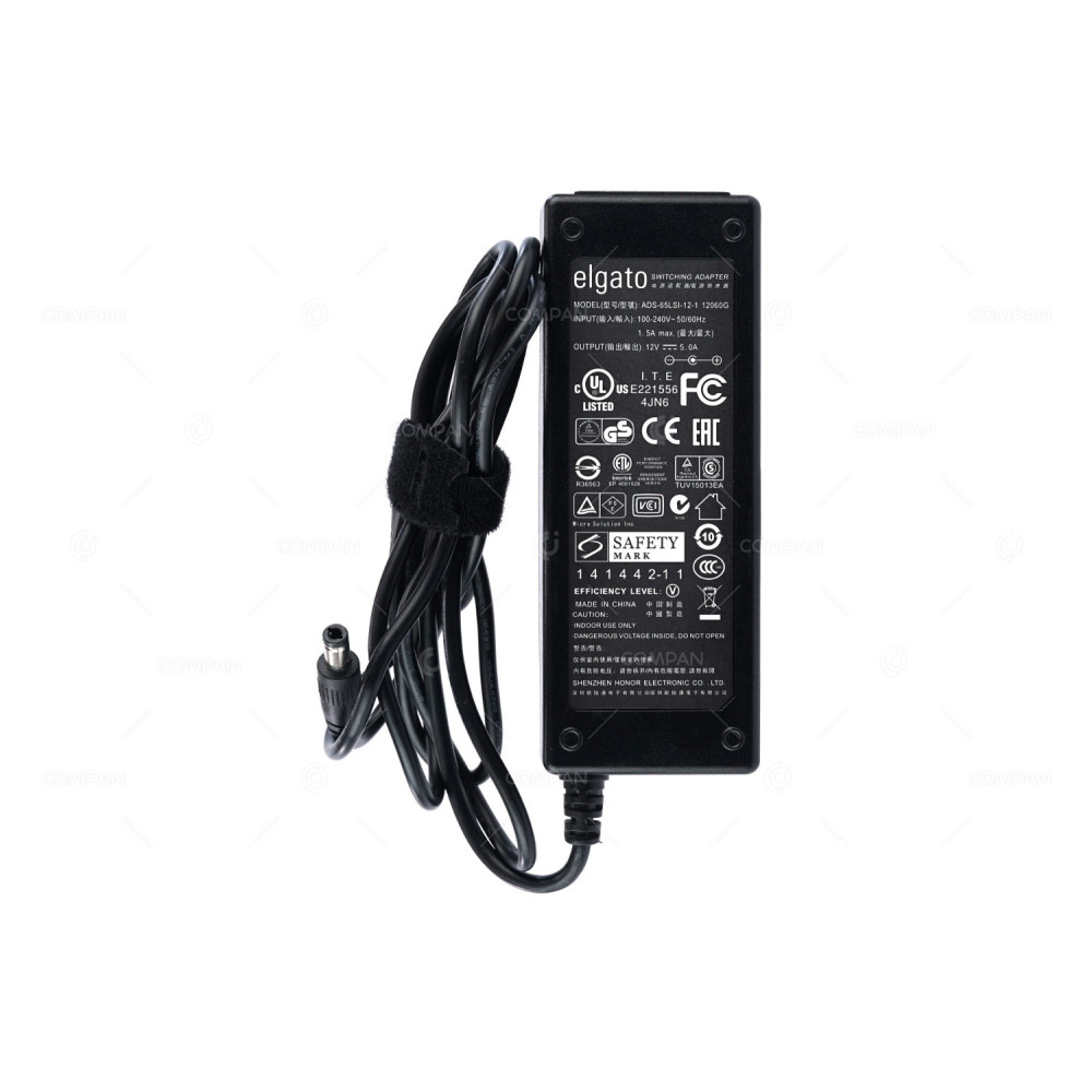 ADS-65LSI-12-1 ELGATO 60W 12V 5.0A AC/DC ADAPTER -