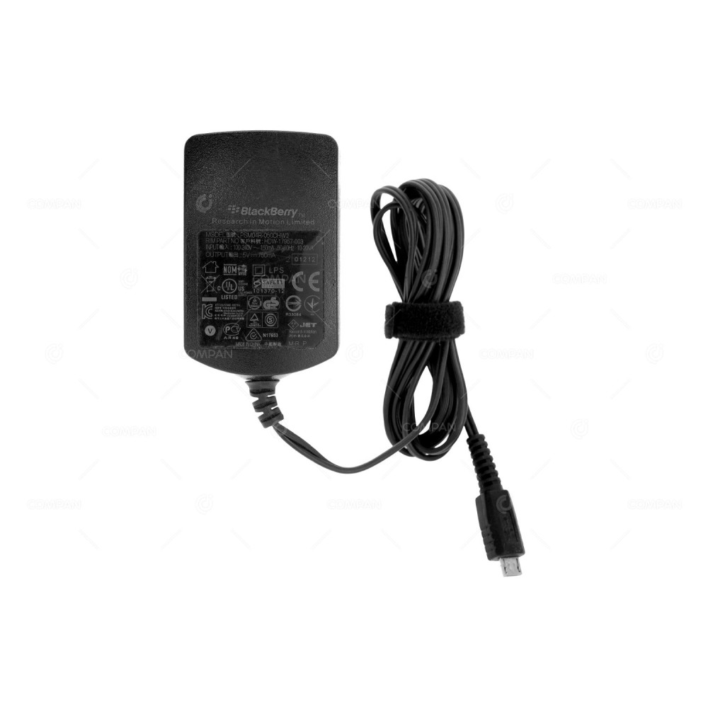 HDW-17957-003 AC ADAPTER BLACKBERRY 5V 750MA  MICRO USB PSM04R-050CHW2