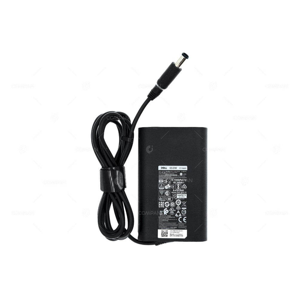 M8YYM DELL 65W 19.5V 3.34A SLIM AC/DC ADAPTER FOR LAPTOPS LATITUTE 0M8YYM, HKA65NM190