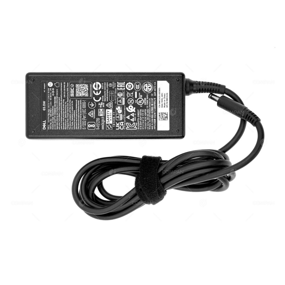 WC42G DELL 65W 19.5V 1.6A AC ADAPTER 0WC42G, DA65NM191