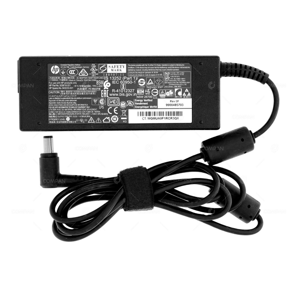 843233-001  HP AC/DC ADAPTER 85W 19.5V 4.36A