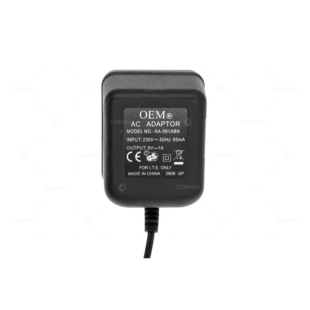 AA-091ABN  OEM 9V 1A 9W AC ADAPTER