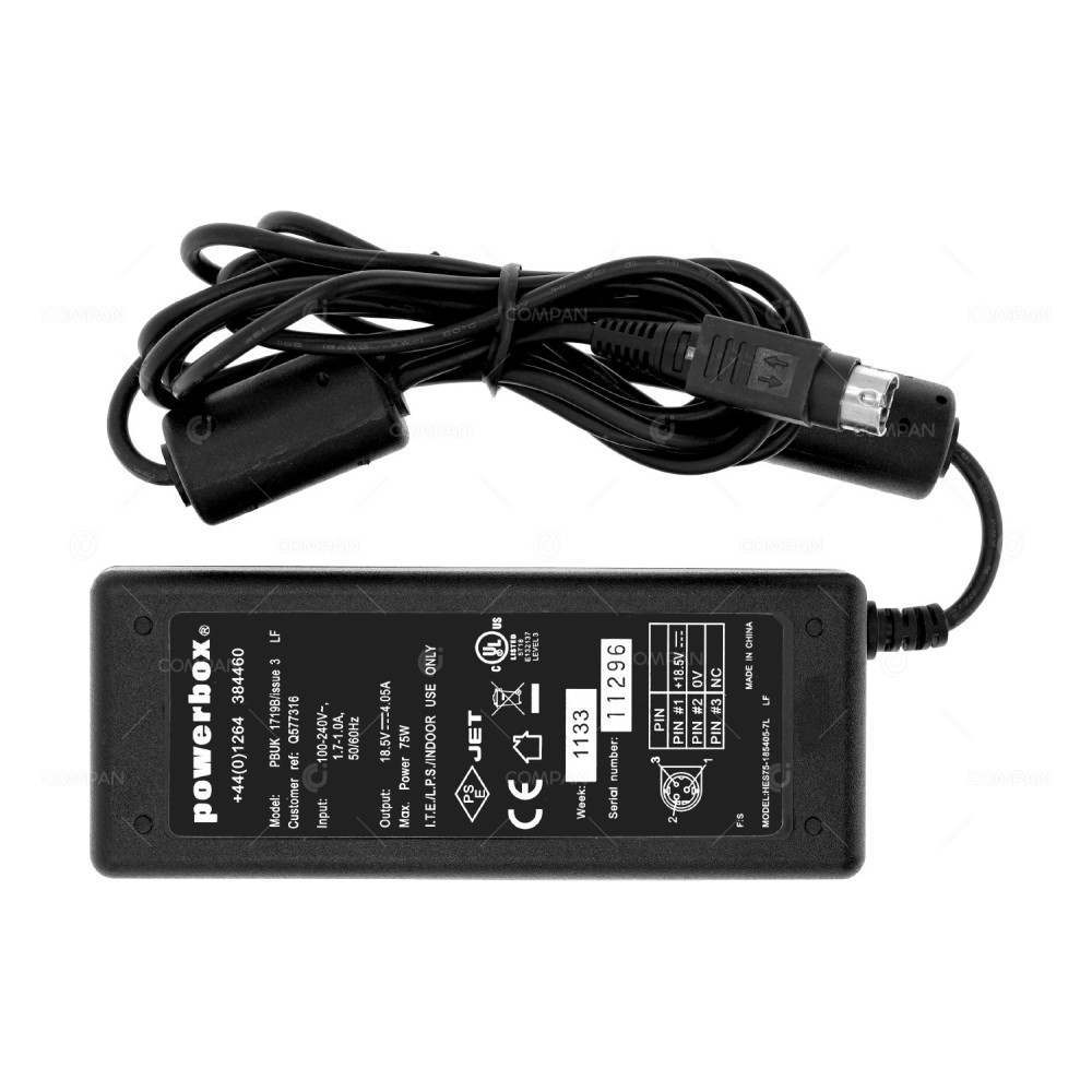 HES75-185405-7L  POWERBOX 100-240V 18.5A MAX 75W