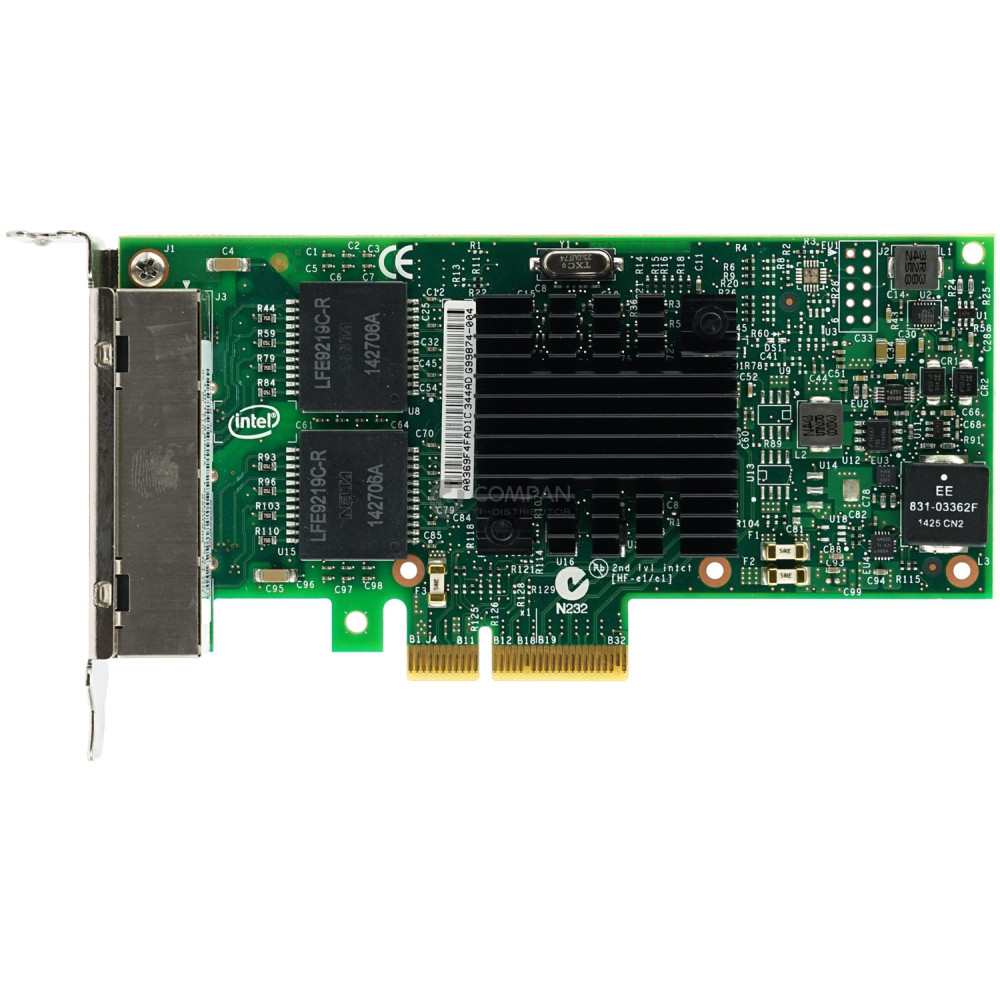 00AG522 LP IBM INTEL I350-T4 QUAD PORT 1G ETHERNET NETWORK ADAPTER LP