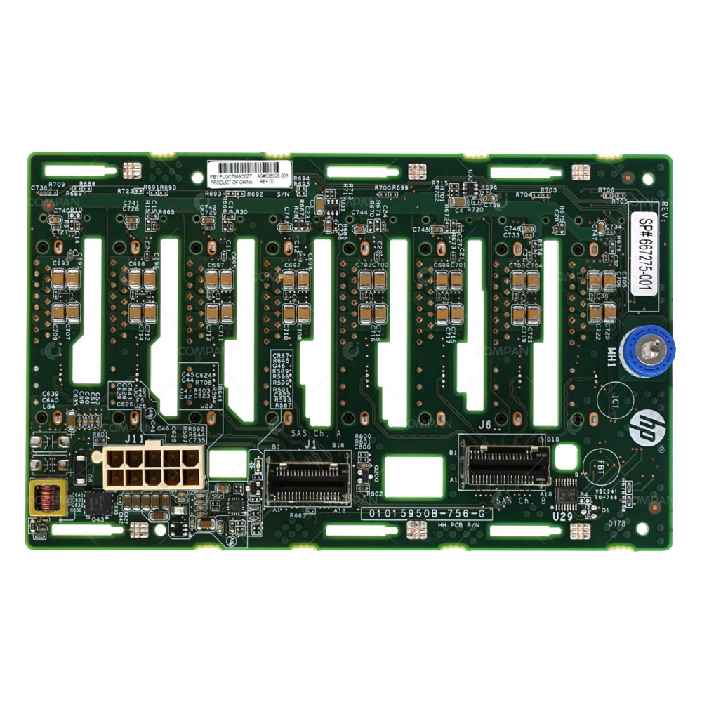 667275-001 HP HARD DRIVE BACKPLANE 8-BAY SFF FOR ML350P G8