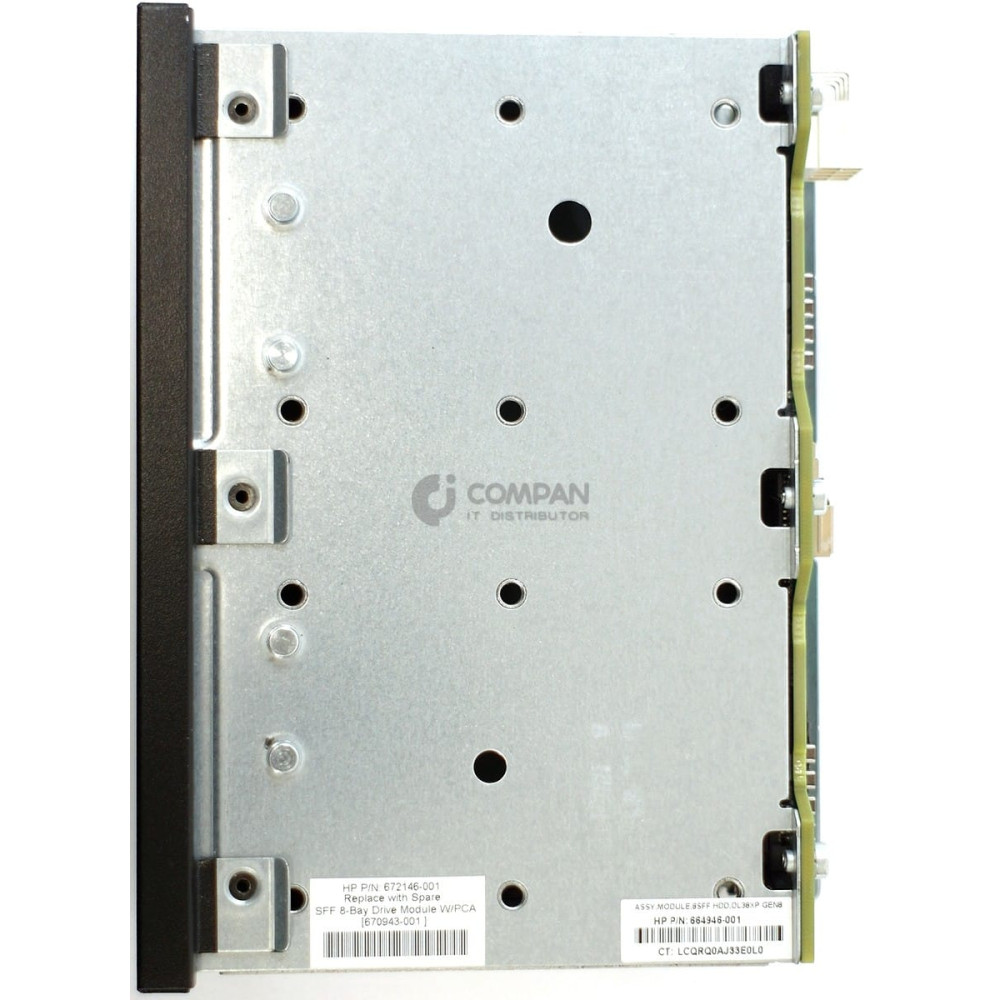 670943-001 HP CAGE WITH BACKPLANE 8-BAY 2.5 SFF8 DL380XP G8 643705-001, 672146-001, 664946-001