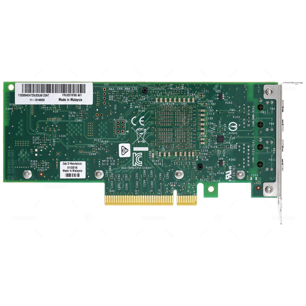 03T8765 IBM 10GBPS ETHERNET X540-T2 SERVER ADAPTER LOW PROFILE