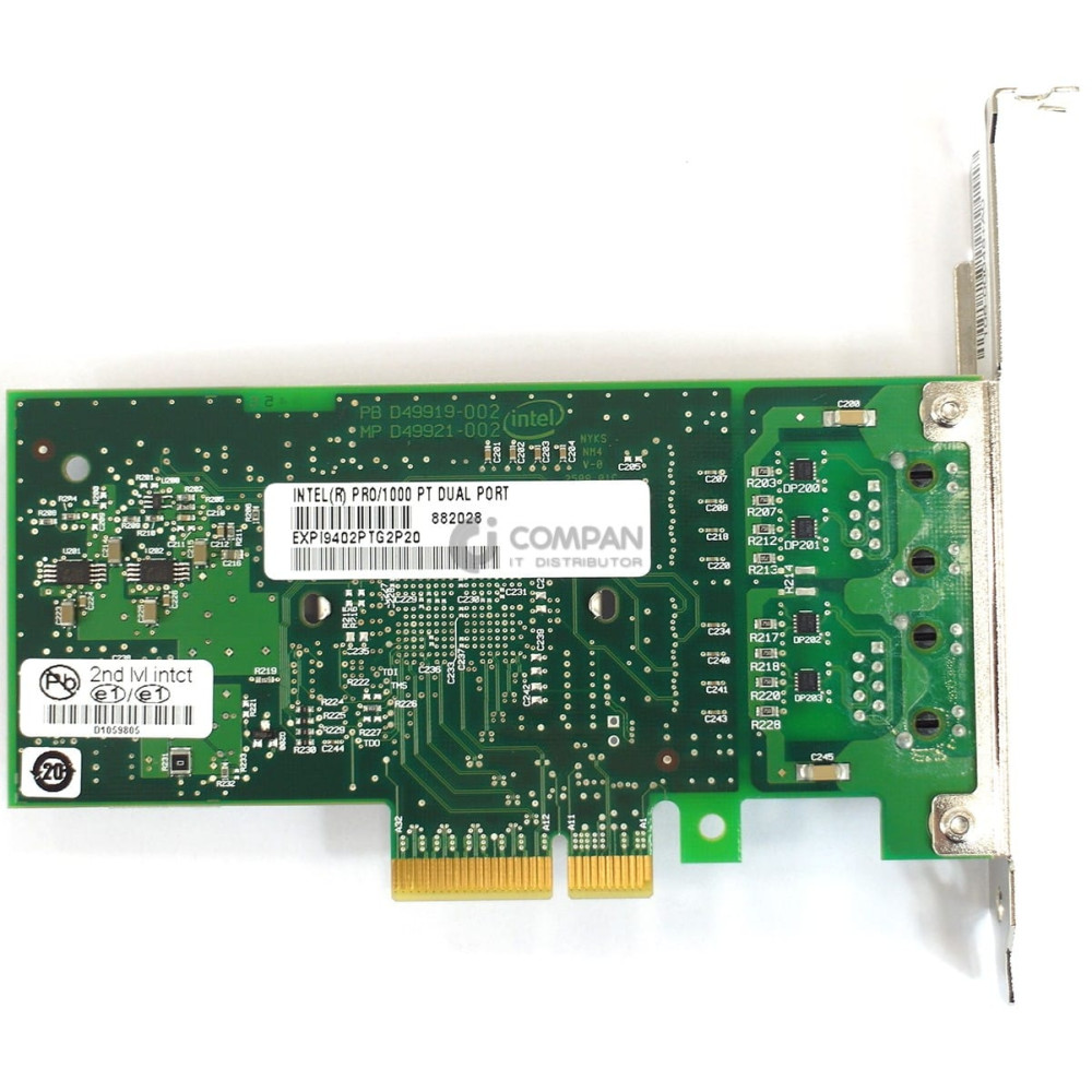 106-00048 NETAPP INTEL DUAL PORT 1GB RJ-45 ADAPTER FOR NETAPP FAS2050