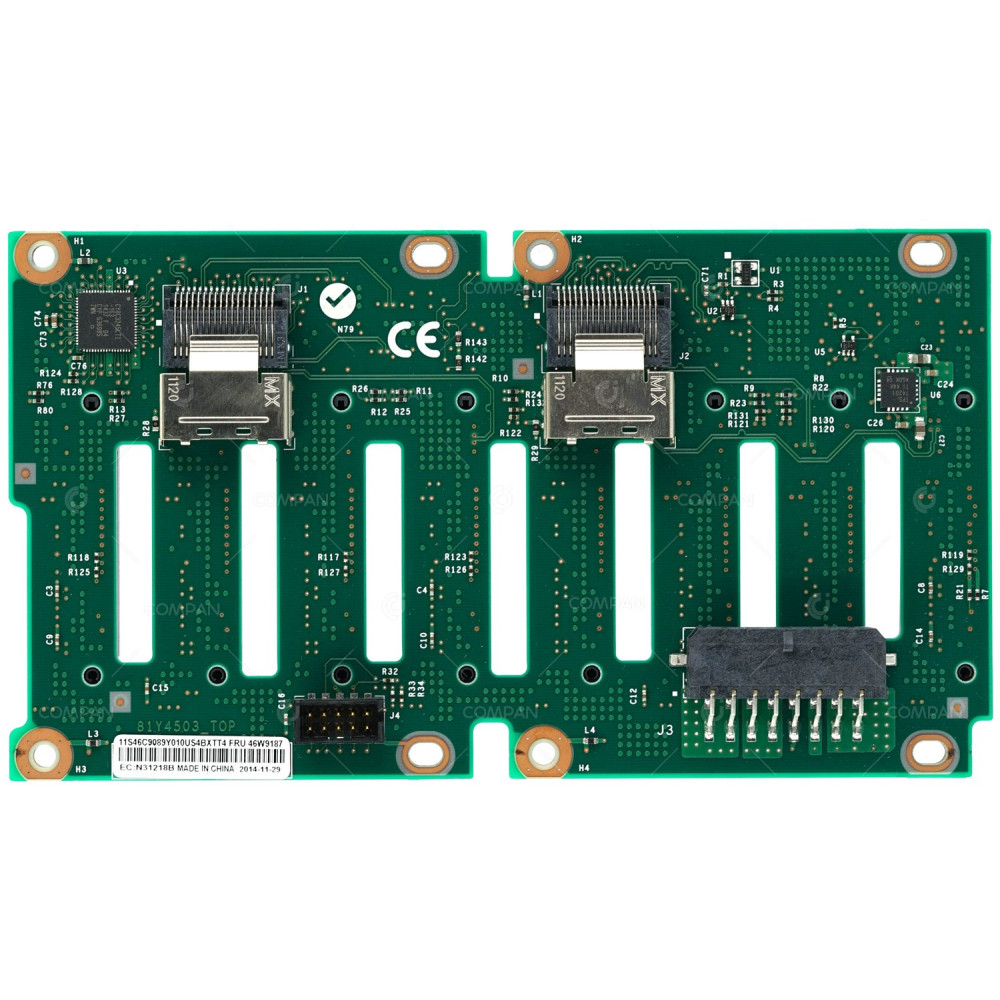 46W9187 IBM BACKPLANE 8 BAY 2.5" SFF FOR IBM SYSTEM X3650 M4 X3500 M4