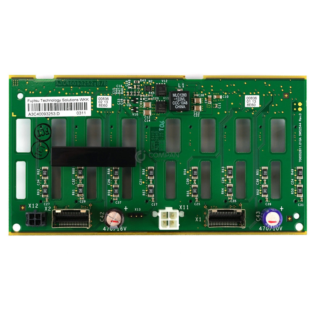 A3C40093253 FUJITSU BACKPLANE SAS 8-BAY 2.5 FOR PRIMERGY RX300 S6